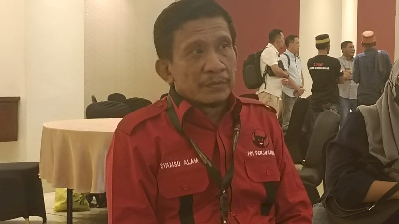 H. Syamsu ketua KKSS Probolinggo saat di temui di sela-sela pertemuan Sudagar Bugis Makassar (PSBM) XXIII,sabtu(29/4)