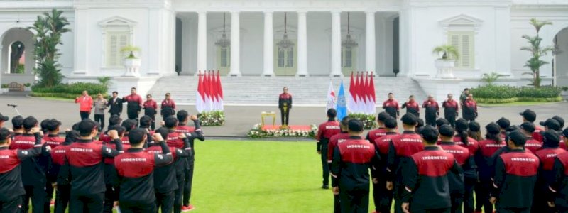 Presiden Jokowi ke Kontingen SEA Games Indonesia: Pilihannya Peringkat Satu atau Dua!