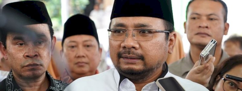 Kecam Penembakan di Kantor MUI, Menag Yaqut Yakin Polri Profesional