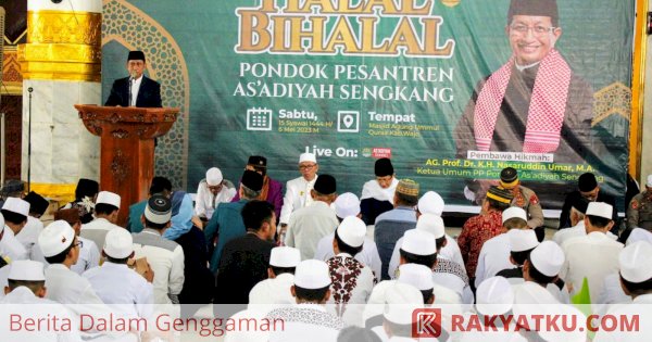 Hadiri Silaturahim Nasional dan Halal Bihalal, Bupati Wajo Apresiasi Peran Pondok Pesantren As'adiyah