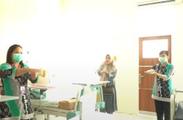 Peringati Hari Higientas 2023, RSUD Andi Makkasau Edukasi Keluarga Pasien di Ruang Perawatan