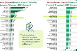 Lampaui Nasional, Ekonomi Sulsel Tumbuh 5,29 Persen