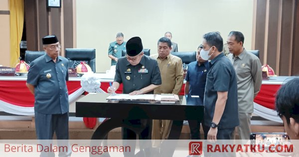 DPRD-Pemkot Tandatangani Rekomendasi Atas LKPj Wali Kota Parepare TA 2022