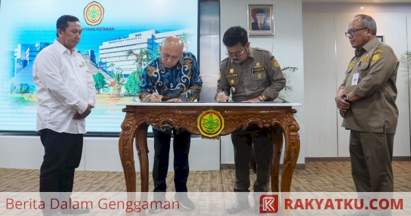 Kementan Teken MoU Hilirisasi Peternakan dengan Kemenkop UKM