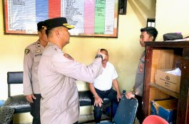 Waka Polres Wajo Sidak Kondisi Tahanan 