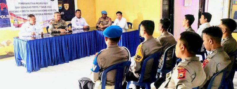 Propam Polda Sulsel Sosialisasi Kode Etik Profesi ke Jajaran Polres Wajo 