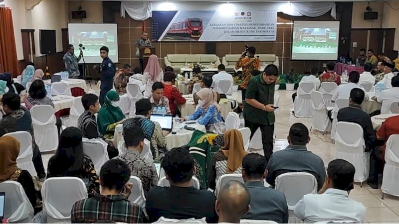 Baketrans Sosialisasikan Kebijakan dan Strategi Pengembangan Perkeretaapian Makassar-Parepare 