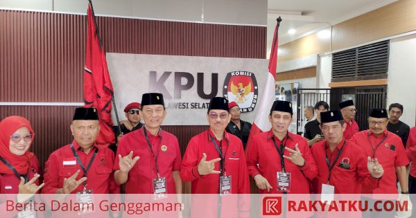 PDIP Serahkan Bacaleg, Dua Anggota Fraksi Sulsel Naik DPR RI