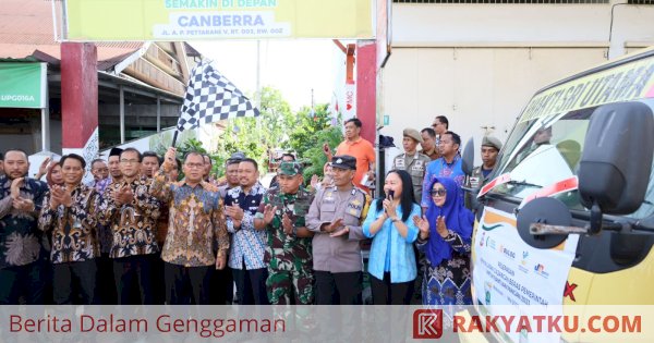 Danny Pomanto Bersama Perum Bulog Sulselbar Lepas Pendistribusian Bantuan Beras Pemerintah di Makassar