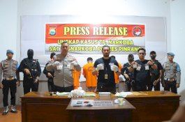 Komitmen Berantas Kejahatan Narkotika, Polres Pinrang Tangkap 18 Tersangka dan 562 Gram Sabu