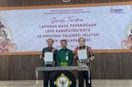 Pemkab Sidrap Raih WTP dari BPK, Tujuh Kali Berturut-turut