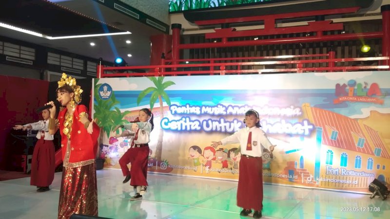 Puluhan Anak di Makassar Bersaing di Pentas Musik KILA 2023