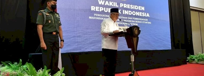 Wapres Ma&rsquo;ruf Amin Ungkap Dua Strategis Pemerintah Tekan Kemiskinan Ekstrem