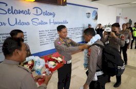 Personil Ditlantas Polda Sulsel BKO KTT Asean Summit ke-42 Labuan Bajo Telah Kembali 