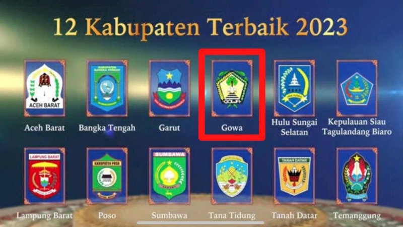 Kabupaten Gowa Terbaik Keempat di Indonesia