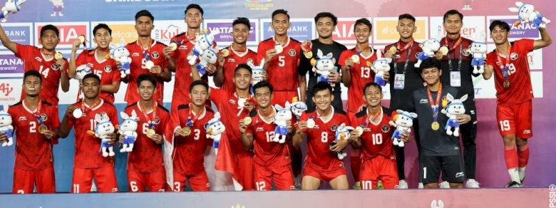 Raih Medali Emas SEA Games 2023, Timnas Indonesia U-22 Akan Diarak Mulai GBK Menuju Bundaran HI