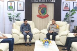Pimpinan DPRD Makassar Terima Kunjungan Kapolrestabes