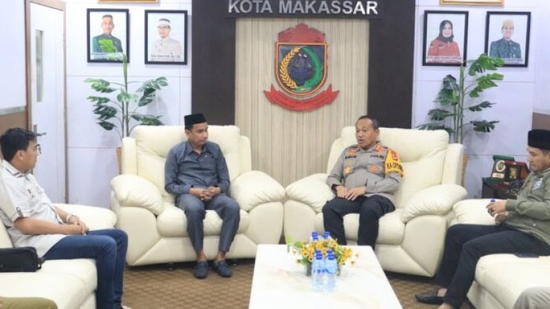 Pimpinan DPRD Makassar Terima Kunjungan Kapolrestabes