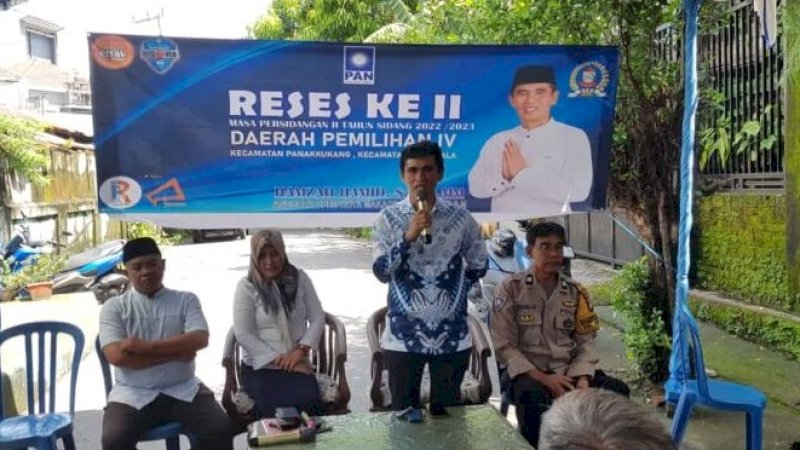 Anggota DPRD Makassar, Hamzah Hamid.