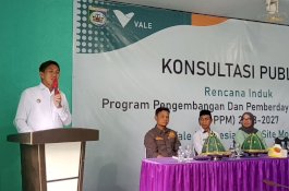 Bupati Morowali Apresiasi Konsultasi Publik RI-PPM PT Vale