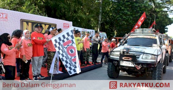 Ratusan Peserta Ikuti Nemal Offroad Expedition 3 di Sidrap