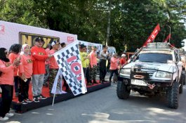 Ratusan Peserta Ikuti Nemal Offroad Expedition 3 di Sidrap