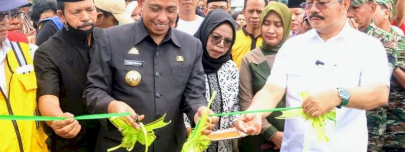 Telan Rp3,4 Miliar, Jembatan Gantung Pattema Bakke di Wajo Diresmikan