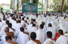 Simulasi Massal Manasik Haji Tahun 2023, Bupati Wajo Semangati Jemaah Calon Haji