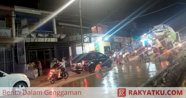 Pemprov Sulsel Tangani Ruas Jalan Antang, Kini Tahap Pengecoran Lantai Kerja