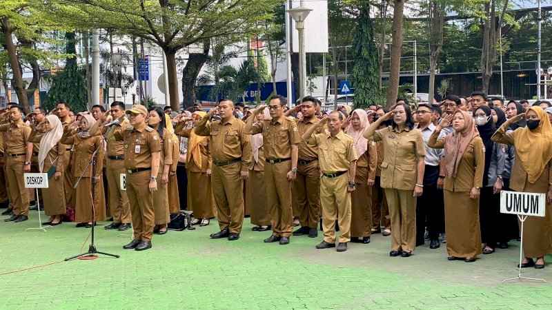 Asisten III Pemkot Makassar Pimpin Upacara Harkitnas ke-115