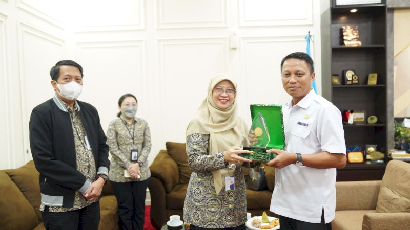 PJ Sekda Sulsel Terima Silaturahmi Pejabat Baru BPJS Kesehatan Wilayah IX