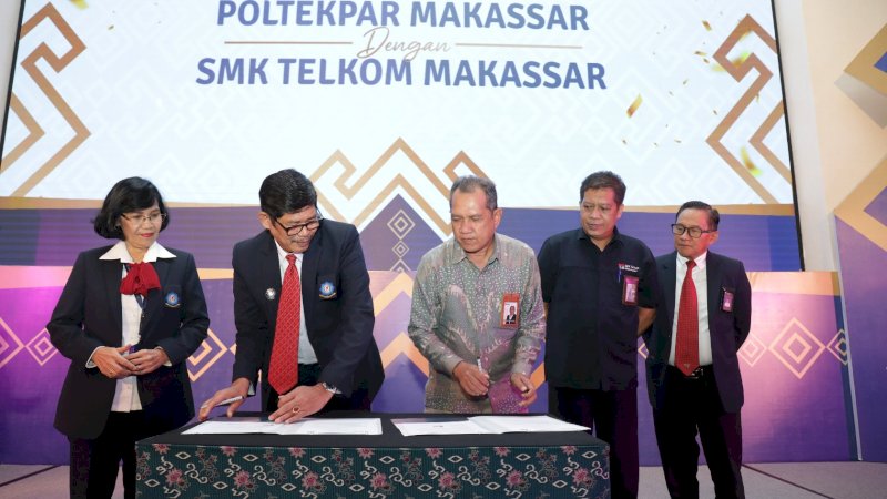Poltekpar Makassar Gelar Launching SMM dan Penandatanganan MoU