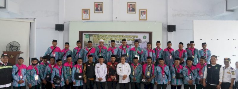 Lepas 239 Calon Jemaah Haji, Bupati Sidrap: Jangan Sibuk Pikirkan Oleh-Oleh!