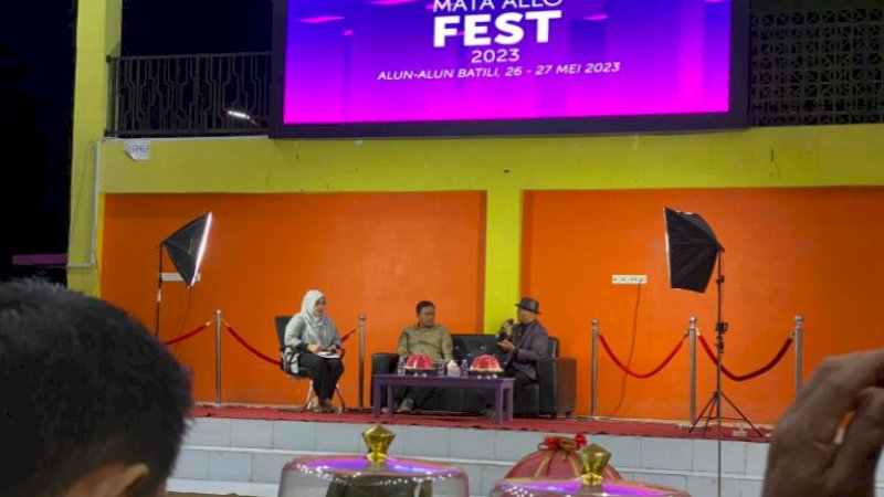 Peluncuran Endless Journey berlangsung pada sela-sela pembukaan Mata Allo Fest 2023 di alun-alun Abubakar Lambogo, Kabupaten Enrekang, Jumat (26/5/2023).