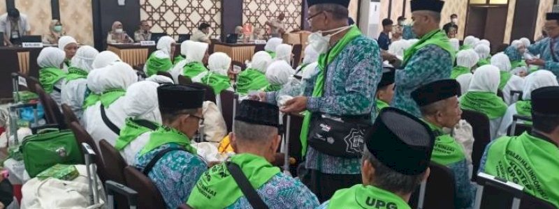 1.571 Jemaah Haji Embarkasi Makassar Tiba di Madinah
