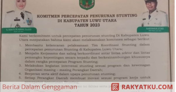 Ini 6 Komitmen Percepatan Penurunan Stunting di Luwu Utara