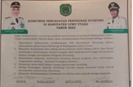 Ini 6 Komitmen Percepatan Penurunan Stunting di Luwu Utara
