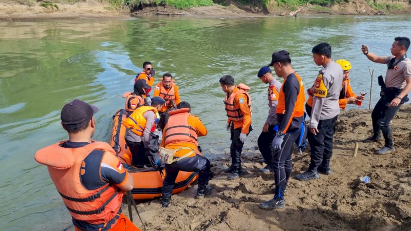 Jatuh ke Sungai Walanae Soppeng, Korban Akhirnya Ditemukan