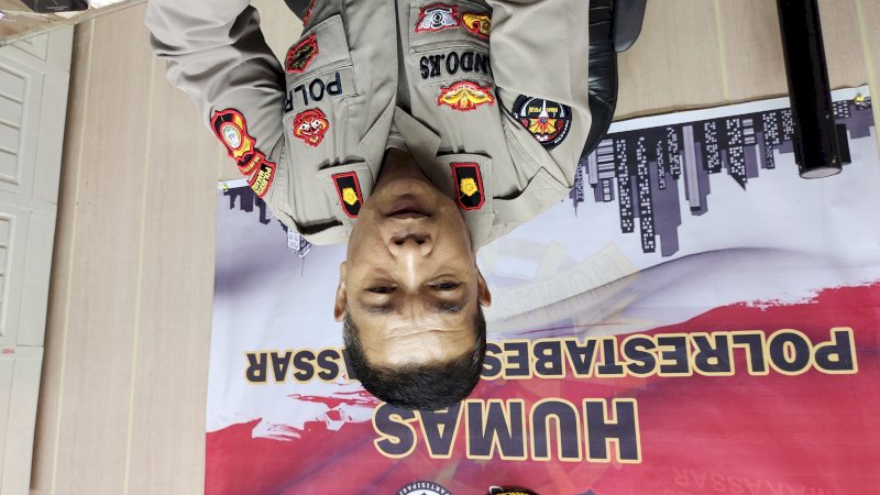 Kasi Humas Polrestabes Makassar, Kompol Lando Sambolangi. (Dok Rakyatku)