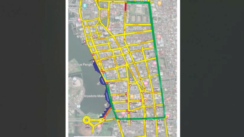 Rekayasa lalu lintas city parade Multilateral Naval Exercise Komodo (MNEK) 2023.