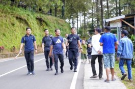 Gubernur Sulsel Jalan Pagi di Malino, Dorong Masyarakat Budayakan Pola Hidup Sehat