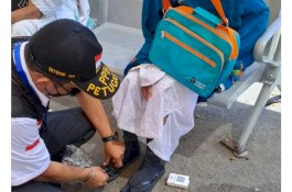 PKP3JH Meminimalisir Risiko Kaki Melepuh pada Jemaah Haji melalui Gerakan Siaga Sandal dan Alas Kaki