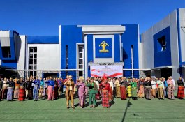 Upacara Peringati Hari Lahir Pancasila di Kemenkumham Sulsel, Dipimpin Kadiv Keimigrasian 