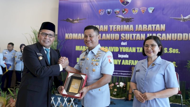 Wali Kota Makassar Hadiri Sertijab Danlanud Sultan Hasanuddin