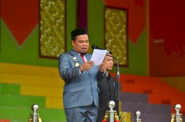 Upacara Harla Pancasila, Wabup Enrekang Tekankan Visi Indonesia Emas 2045