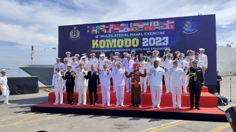 Panglima TNI Buka Resmi Kegiatan 4th Multilateral Naval Exercise Komodo di Makassar 