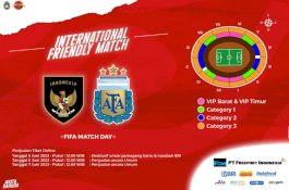 Hari Pertama Tiket Pertandingan Indonesia vs Argentina Habis Terjual