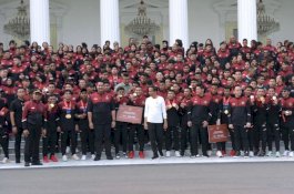 Terima Bonus, Timnas Indonesia U-22: Terima Kasih, Presiden Jokowi!