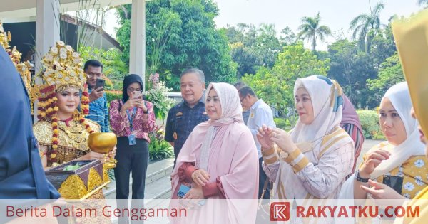 Tiba di Palembang, Erna Rasyid Taufan 'Welcome Drink' di Rujab Wali Kota Palembang