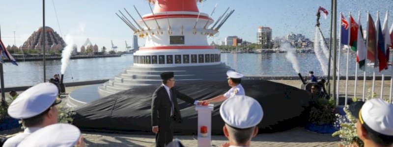 KSAL Resmikan Monumen MNEK 2023, Didesain Wali Kota Makassar
